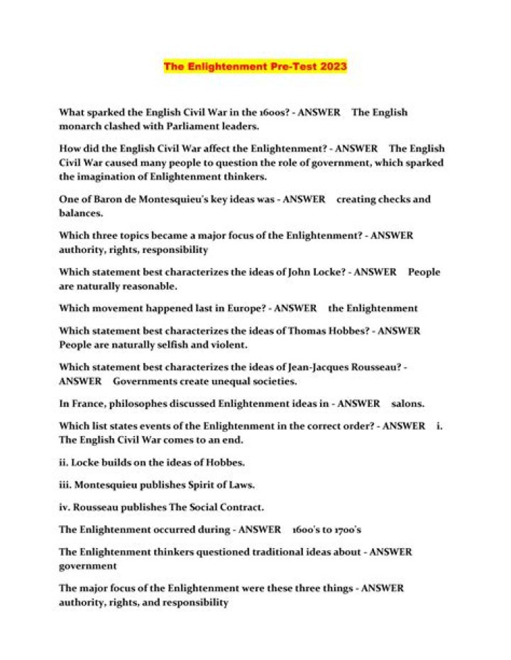 Take the Enlightenment Test PDF – Discover Your Inner Clarity