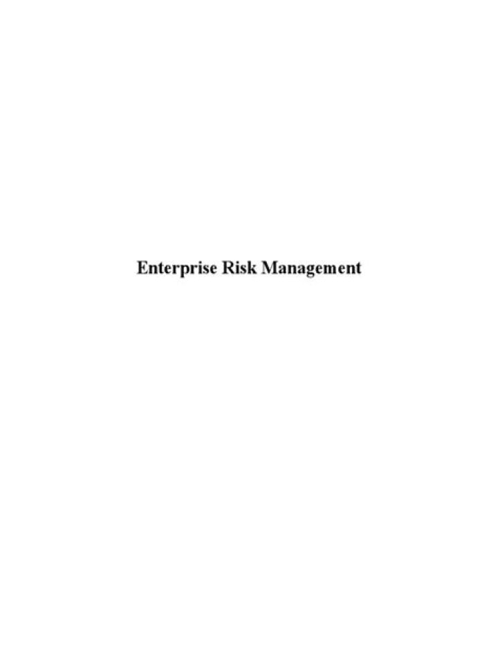 Comprehensive Enterprise Risk Management in Banking: Essential PDF Guide