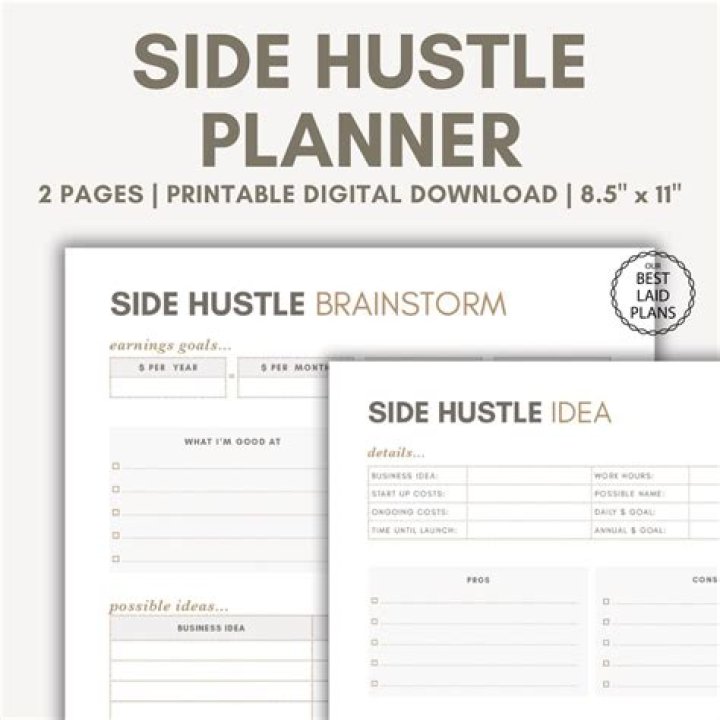 Top Entrepreneurship Side Hustle Planning PDF Resources to Launch Fast