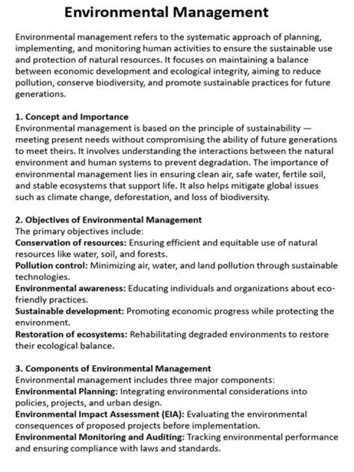 Essential Guide: Environmental Management PDF for Sustainable Practices