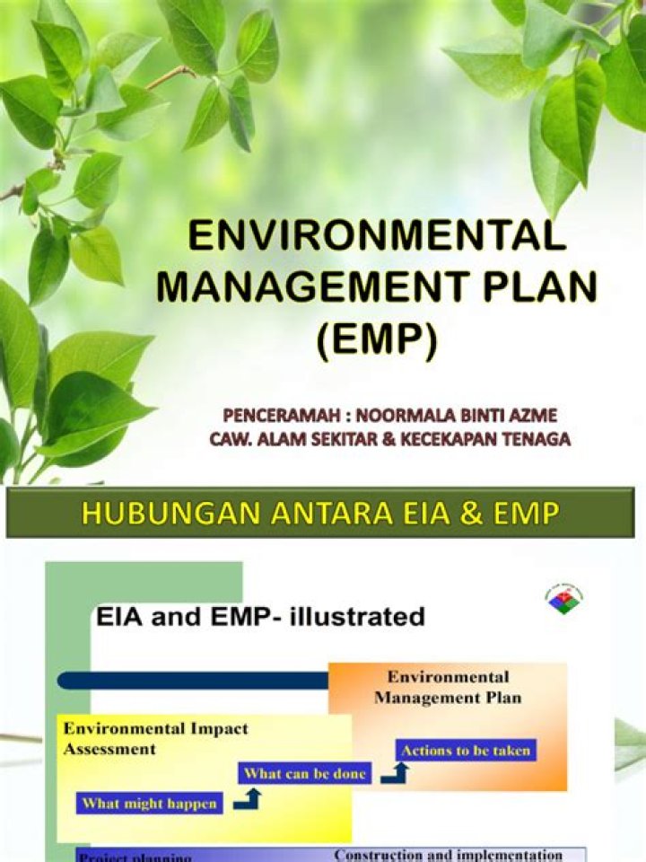 Environmental Management Plan Sample PDF – Free Download