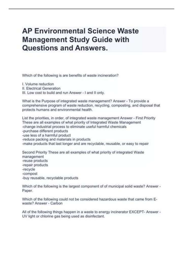Environmental Management Questions & Answers PDF Guide
