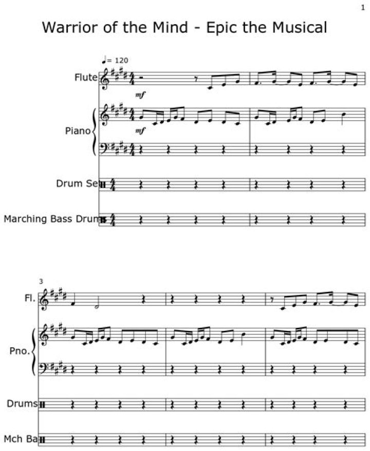 Free Epic The Musical Sheet Music PDF Download – Instant Access