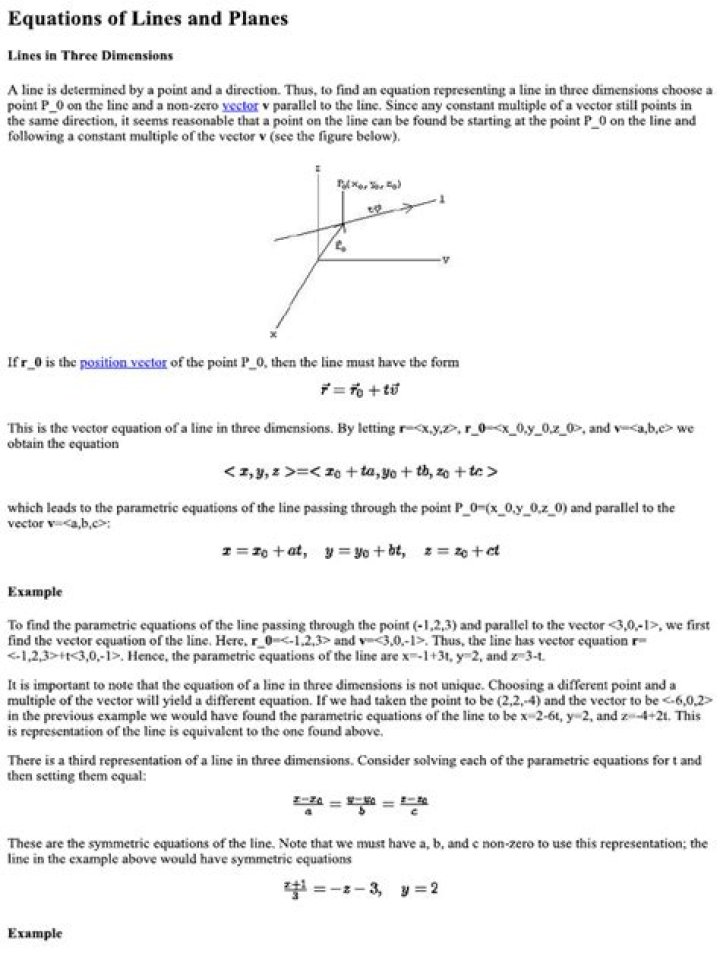 Equations of Lines and Planes PDF: Step-by-Step Guide