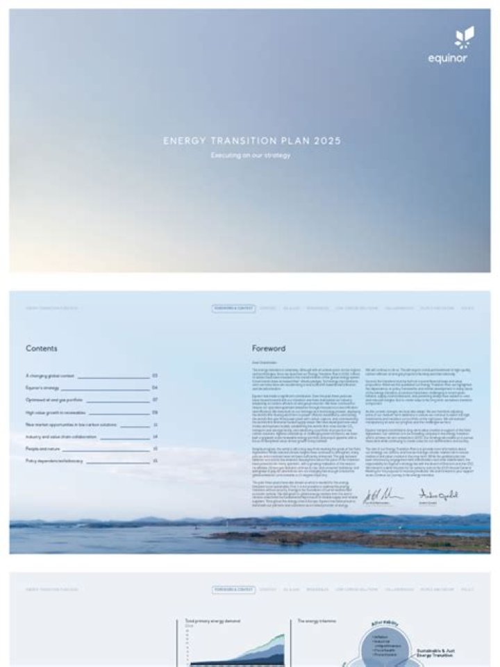 Equinor Energy Transition Plan 2025: Key Strategy & PDF Insights