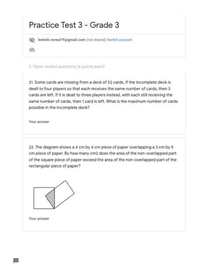3rd Grade ERB Practice Test PDF – Free Download
