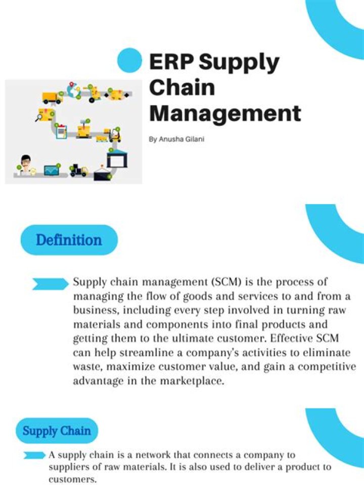 Mastering ERP in Supply Chain Management: Essential PDF Guide