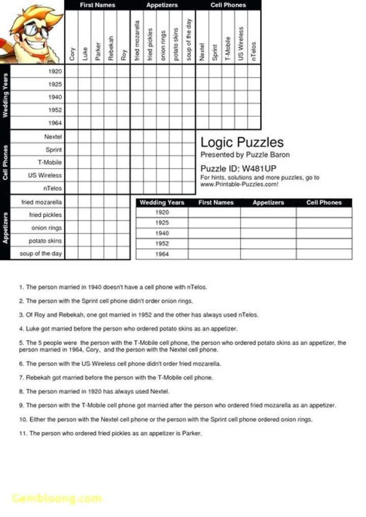 Escape Time Fun Logic Puzzle Answers PDF Free Download