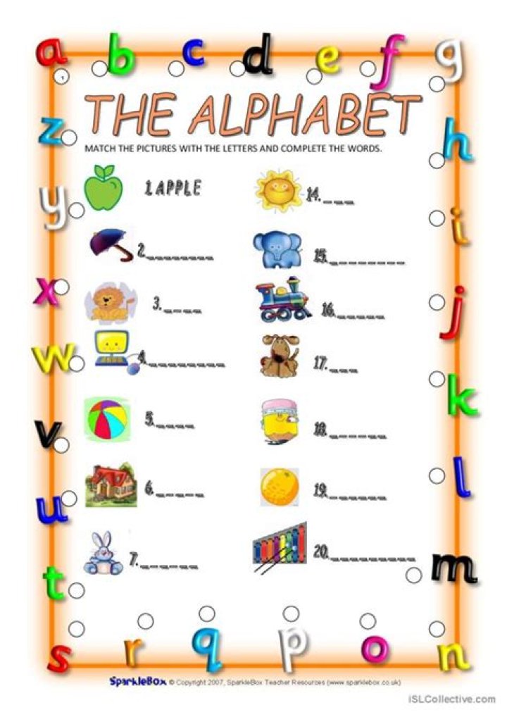 Free ESL Alphabet Worksheets PDF for Easy Learning