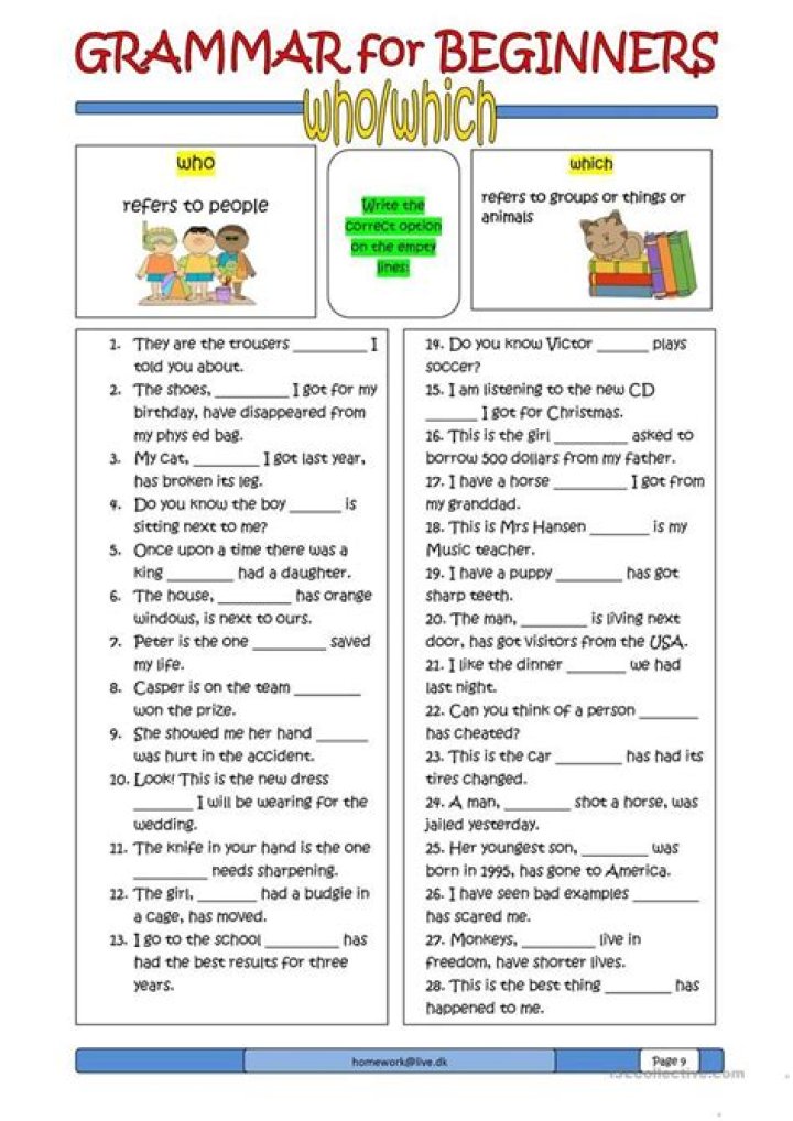 Free ESL Beginners Worksheets PDF – Easy PDF Printables for Language Learning