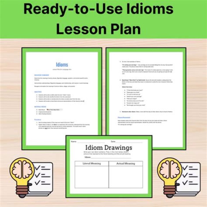 ESL Idioms Lesson Plan PDF: Ready-to-Use Classroom Activities