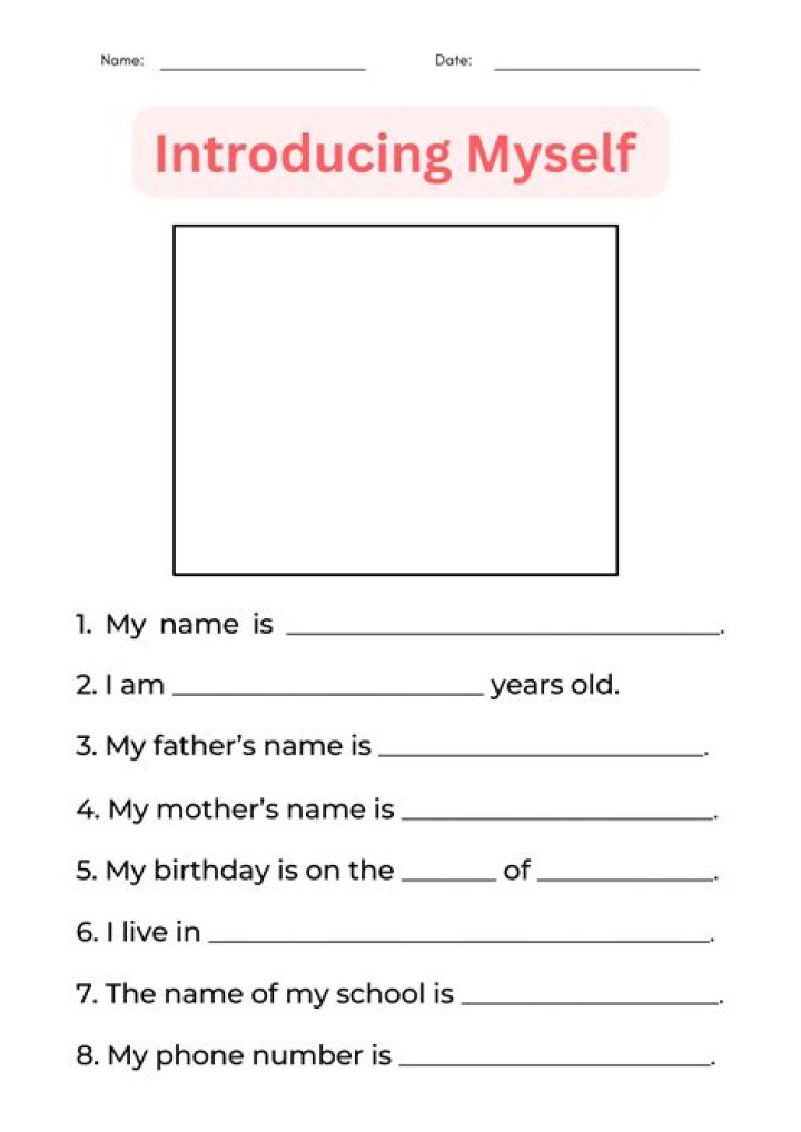 Free ESL Introduction Worksheet PDF: Perfect for Teachers & Learners