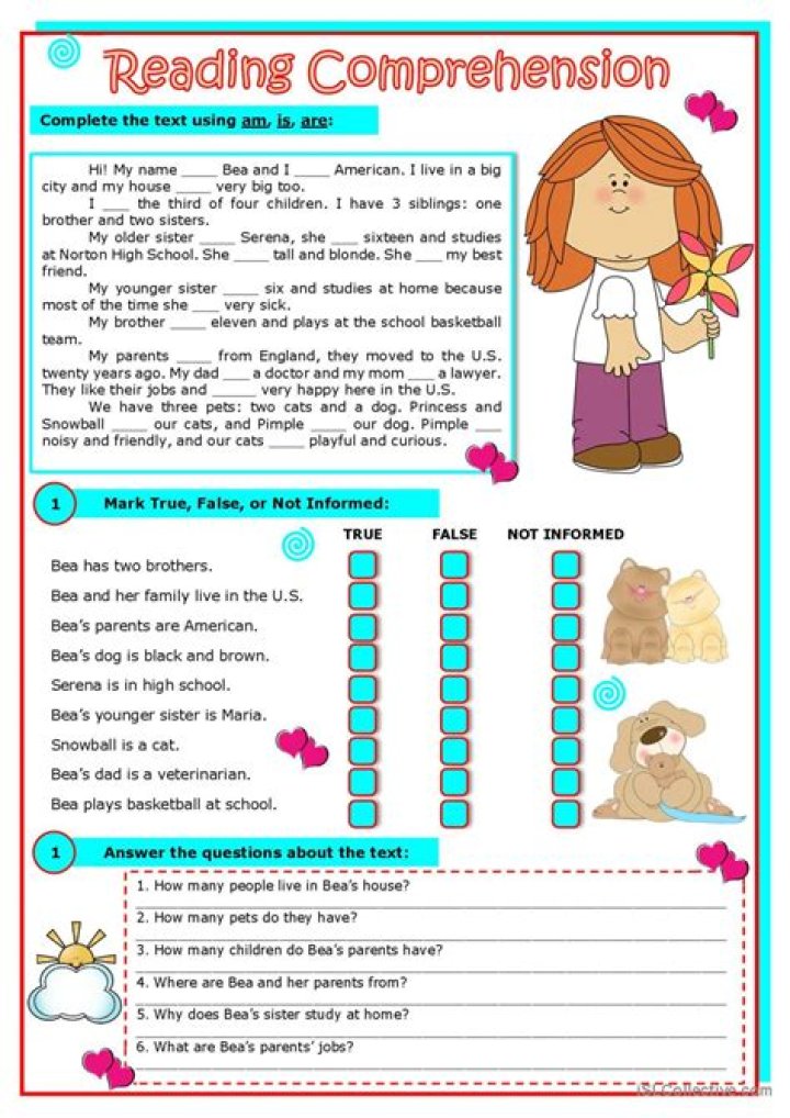 Free ESL Reading Worksheets PDF – Download Instant Printable Lessons