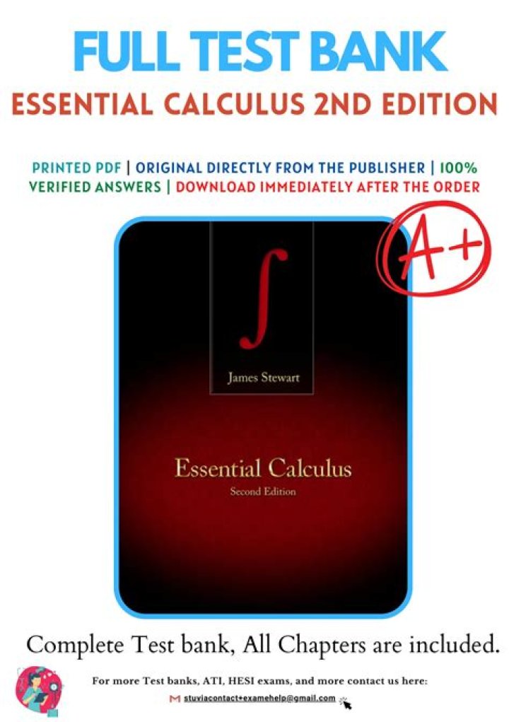 Essential Calculus 2nd Edition Answers PDF – Complete Problem Solutions