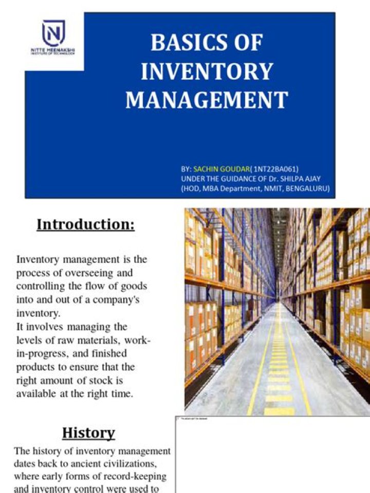 Essentials of Inventory Management: Essential PDF Guide