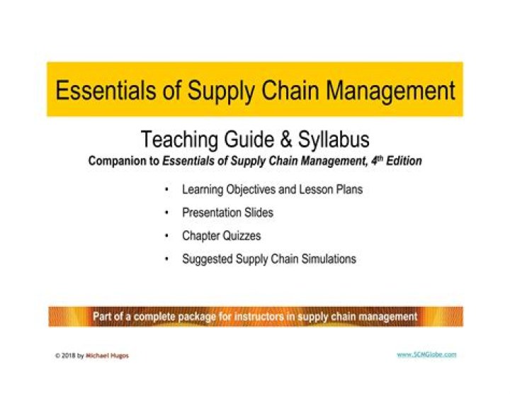 Essentials of Supply Chain Management 4th Edition – Essential PDF Guide