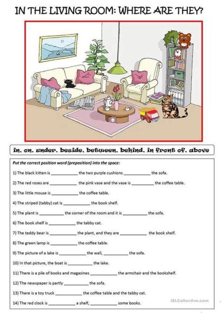 Estar With Location Prepositions Worksheet PDF – Learn Spanish Locations Easily