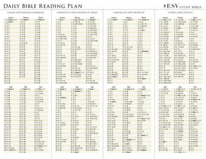 ESV Bible Reading Plan PDF – Daily Plans for Faith Growth