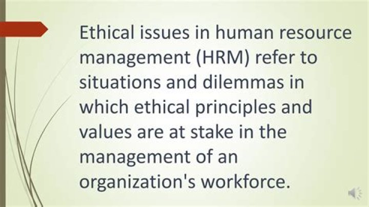 Ethical Issues in Human Resource Management: A Comprehensive PDF Guide