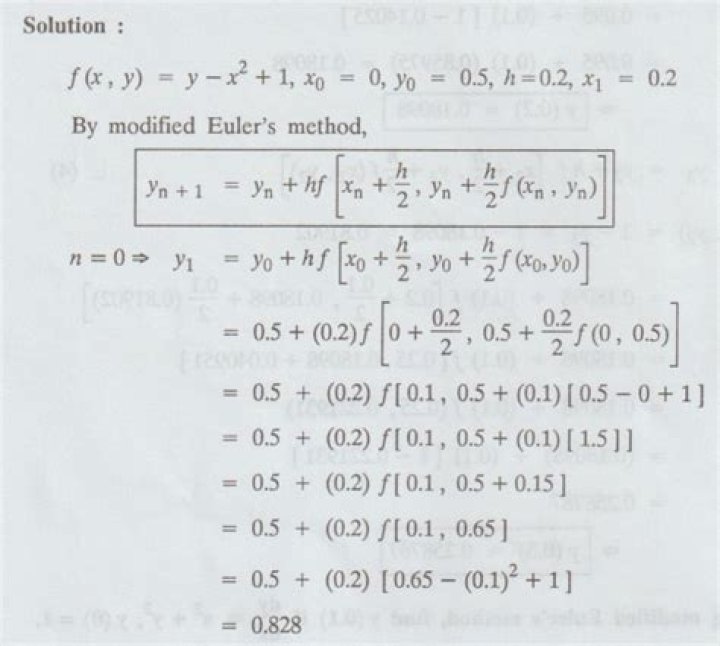 Euler Method Questions and Answers PDF – Step-by-Step Guide