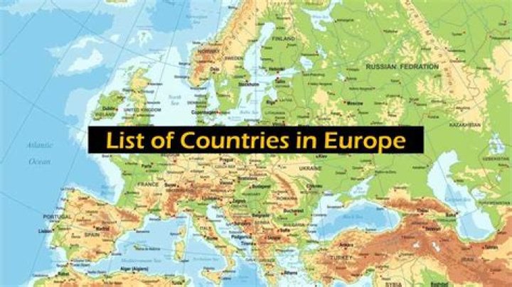 Europe Country List 2024: Official PDF with Full Country Details