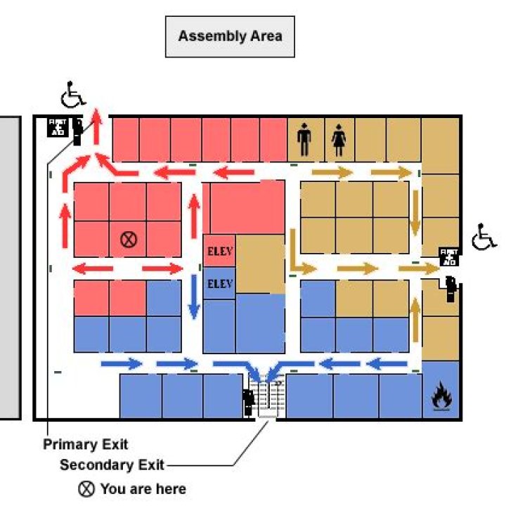 Evacuation Center Floor Plan PDF for Emergency Use