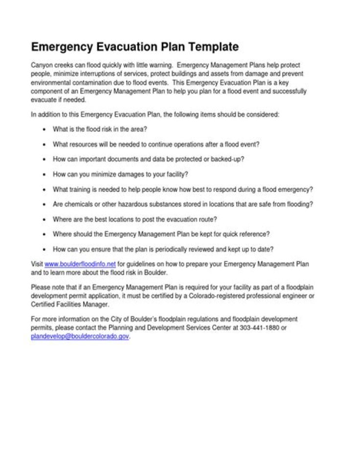 Essential Evacuation Plan PDF for Emergencies