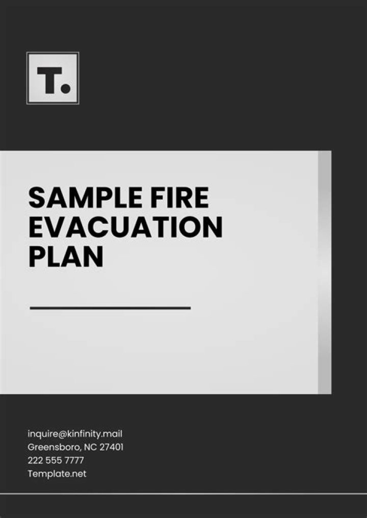Free Evacuation Plan Sample PDF – Ready When You Need It