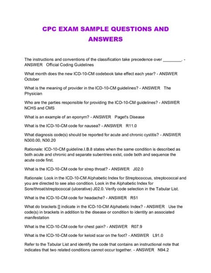 Evaluation and Management CPC Questions PDF: Expert Exam Guide