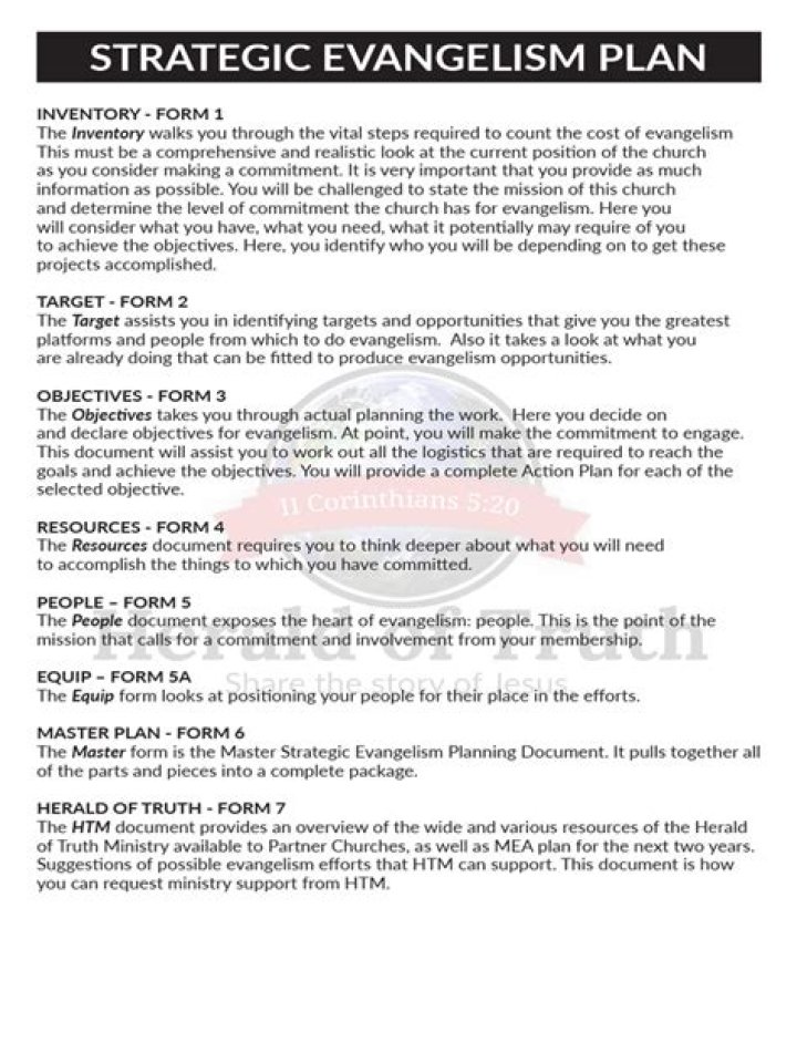 Comprehensive Evangelism Plans & Strategies PDF: Boost Outreach Effectively