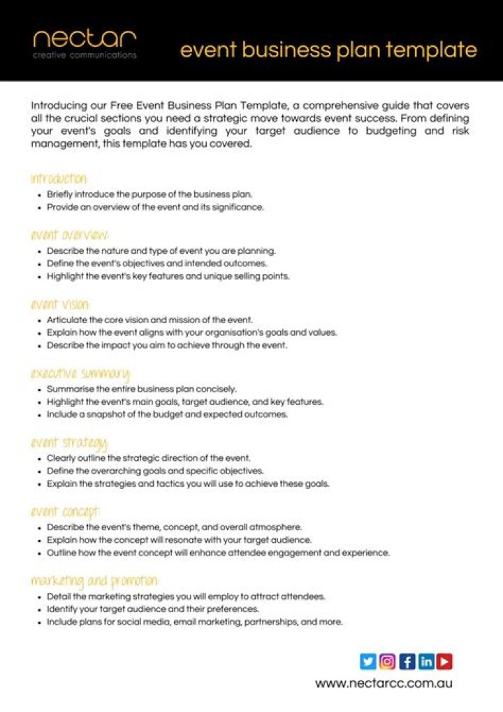 Event Decor Business Plan PDF: Turn Ideas into Profitable Events
