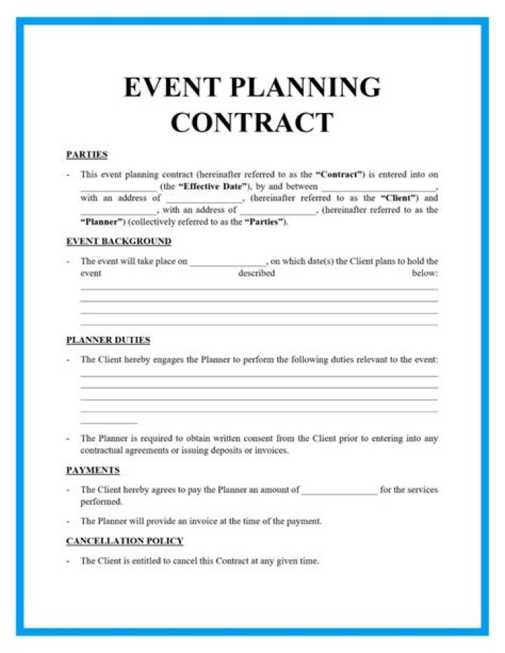 Event Management Contract PDF: Secure Legal Agreements for Your Events