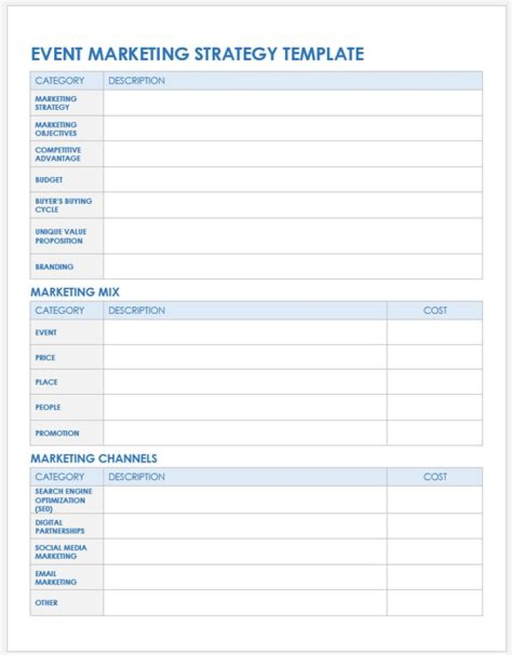 Event Marketing Plan Example PDF for Maximum Attendance