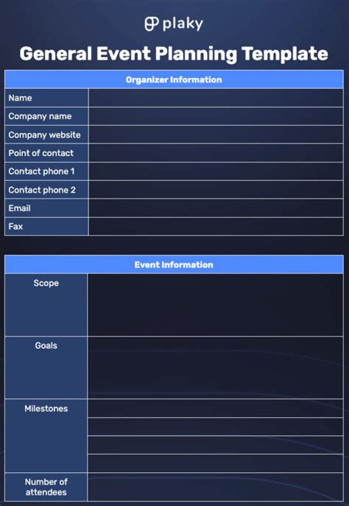Event Plan Example PDF: Ready-to-Use Template for Seamless Events