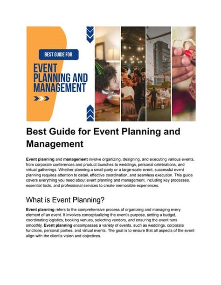 Master Event Planning & Management: Free PDF Guide