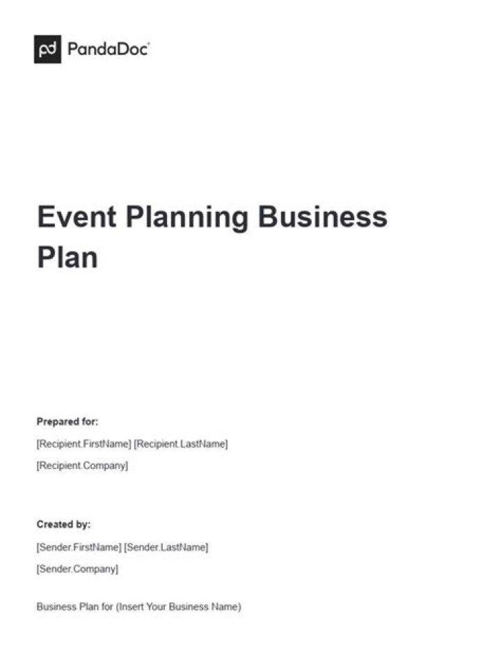 Event Planning Business Plan PDF: Step-by-Step Guide