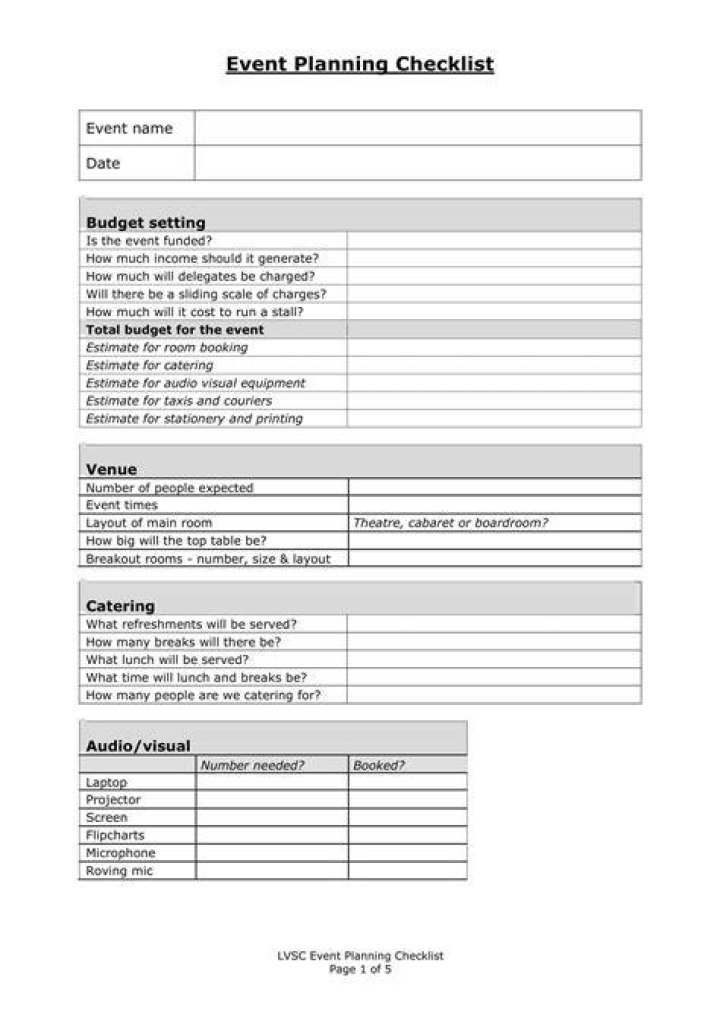 Event Planning PDF Guide: Step-by-Step Checklist