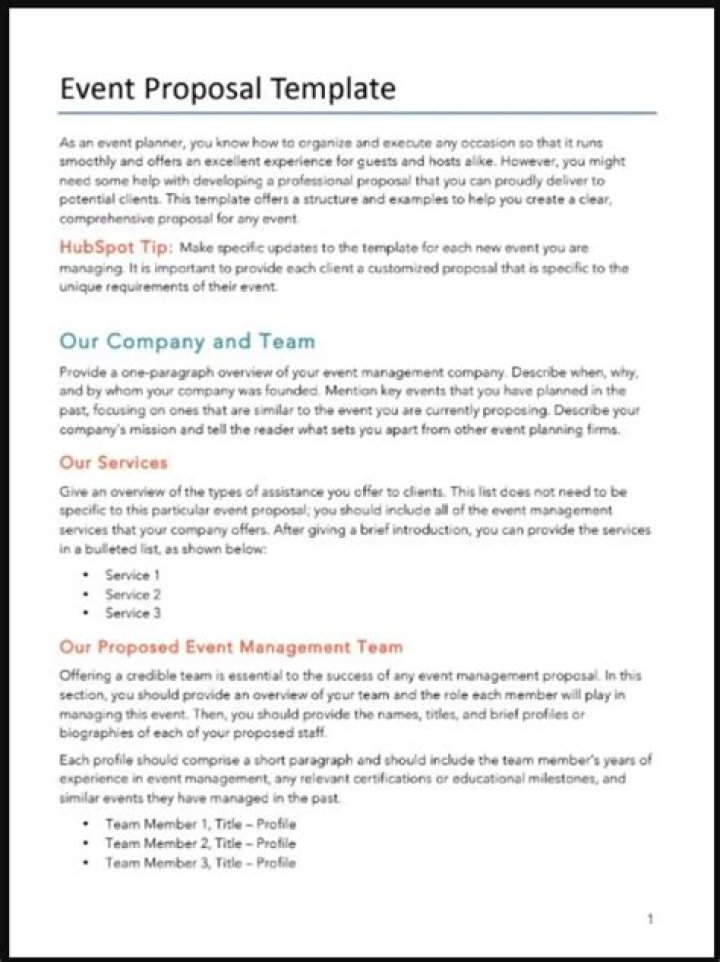 Event Planning Proposal Sample PDF – Perfect Template for Any Event
