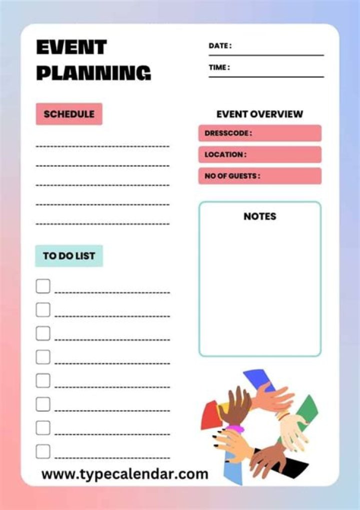 Event Planning Template PDF – Download Free Templates