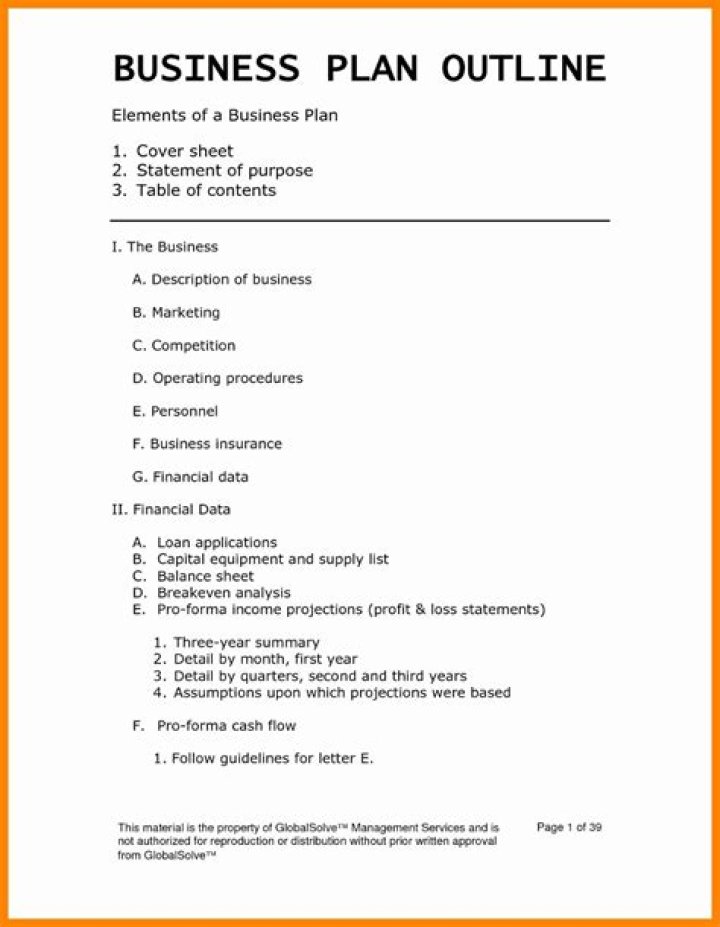 Small Business Plan Example in Ethiopia PDF