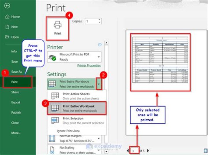 Automate Printing Multiple Excel Worksheets to PDF with Macros