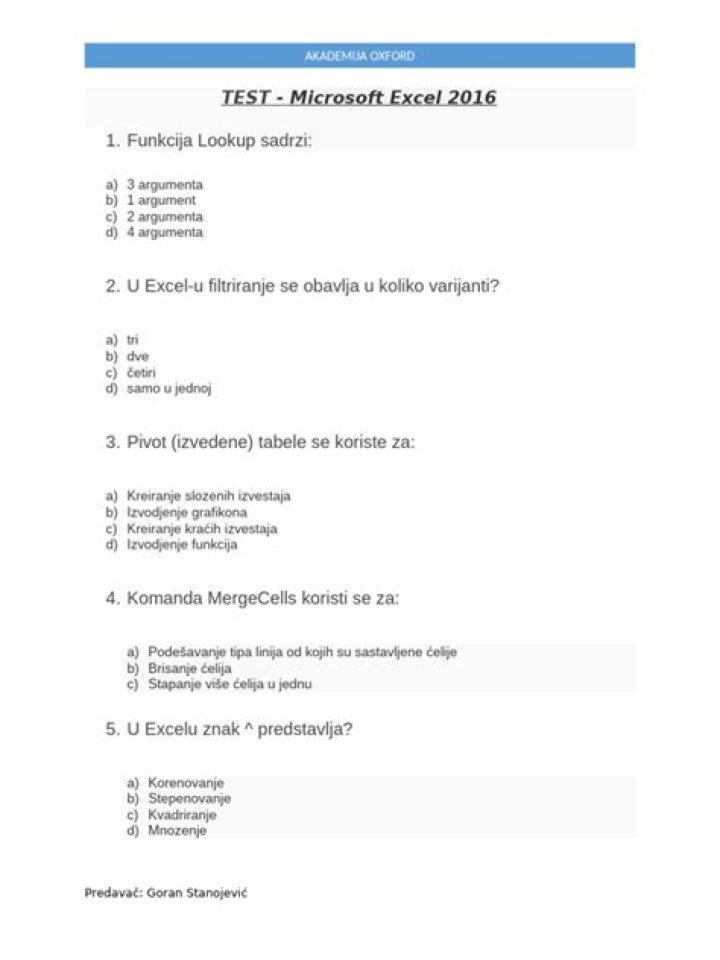 Master Excel Test PDF: Free Practice Tests & Tips