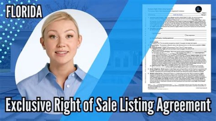 Exclusive Right of Sale Listing Agreement Florida PDF – Legally Binding Sale Rights
