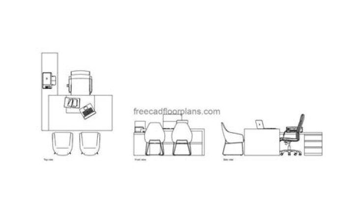 Download Free Executive Desk Plans PDF for Modern Workspaces