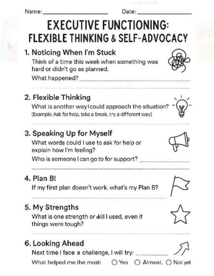 Executive Functioning Worksheets for Adults PDF – Boost Focus & Productivity