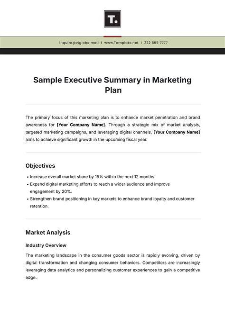 Executive Summary of a Hotel Business Plan PDF – Key Insights & Strategy