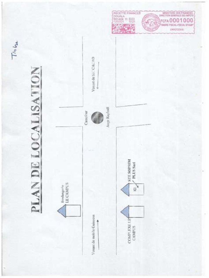 Exemple de plan de localisation PDF gratuit – Modèle complet