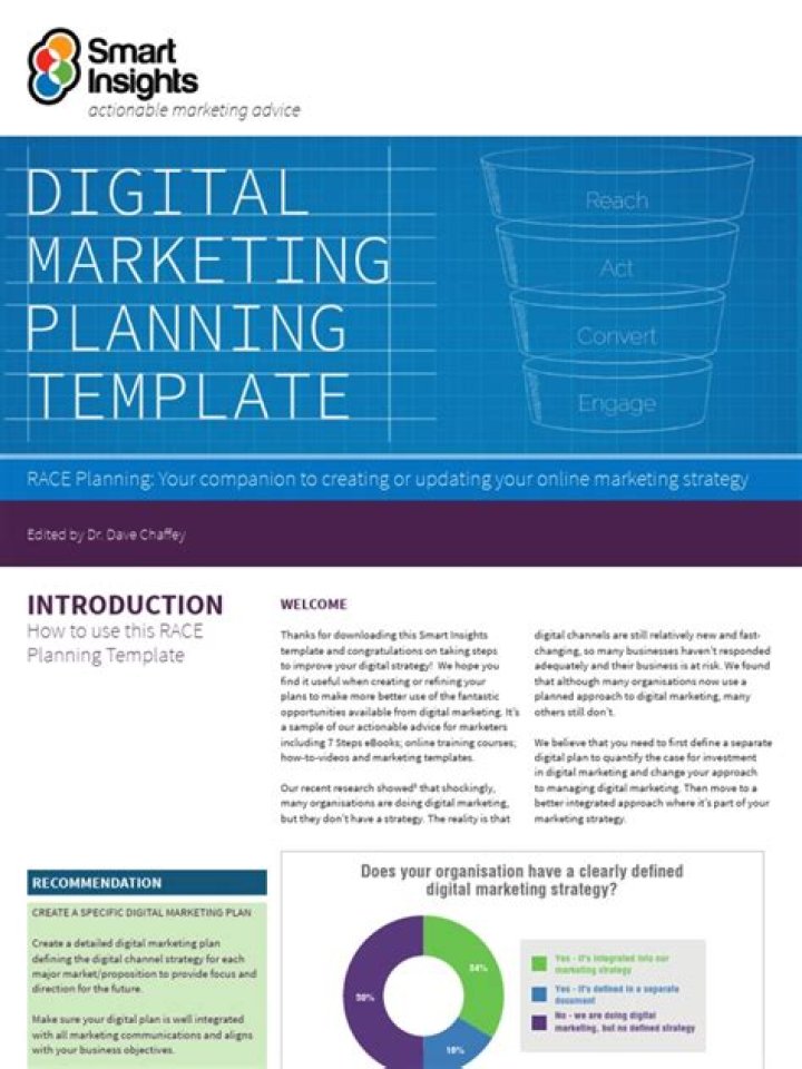 Exemple Plan Marketing Digital PDF Prêt à Télécharger