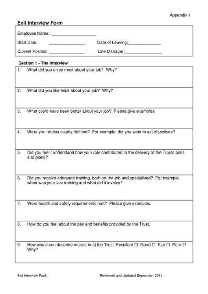 Exit Interview Questions Template PDF: Boost Retention with Structured Feedback