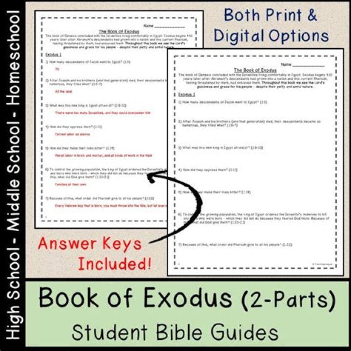Exodus Bible Study Questions and Answers PDF – Study with Purpose